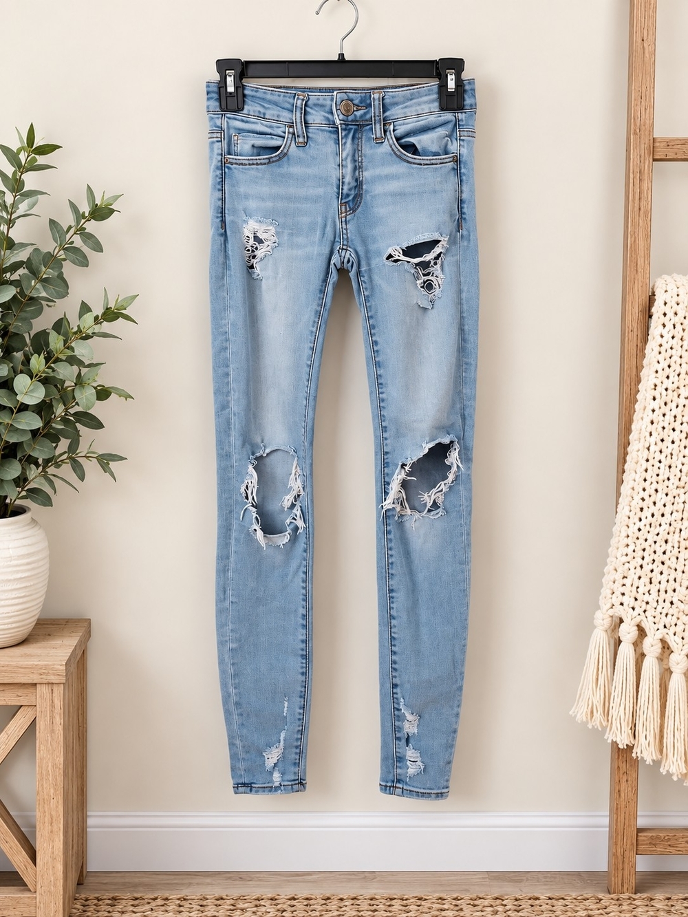 American Eagle Super Super Stretch Skinny Jeans Size 00